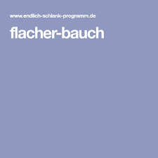 Flacher Bauch Bauch Weg Flacher Bauch Schlank