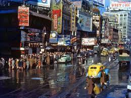 Color Image Of A New York Street 1940s 1600x1200 Times Square New York Vintage New York New York City