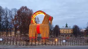 Strategically located just north of stockholm and next to the industrial central sweden region, port of gävle is a east coast hub for import and export. Arets Julbock I Gavle Star Kvar Och Kan Sla Rekord Svt Nyheter
