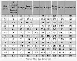 Women Shoe Size Conversion Shoe Size Conversion Shoe Size Chart Shoe Size