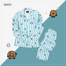 Combo shooky suga bts bt21 feitas especialmente para você. Bt21 Shooky Suga Pyjamas Ropa Bts Conjuntos De Pijamas Pijama
