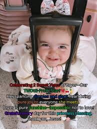 Happy 2nd Birthday to My TWOtti-Frutti Miracle! 🍓🍒🍌🍎🍍 To Know Bryer Is  to Instantly Adore Her—She's Bursting with Spunk, Kindness, and Pure Love!  Her Dimples Melt Hearts and Her Giggles Fill Our