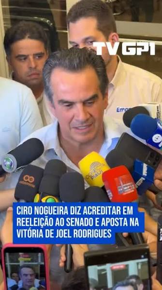 O senador @cironogueira (Progressistas) afirmou, nesta quarta-feira (08), acreditar na própria reeleição ao Senado Federal e na vitória de @joelrodriguespi (Progressistas) ao Governo do Piauí nas ...