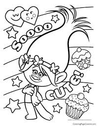 Print them online for free! Poppy Coloring Page Central