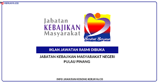 Maybe you would like to learn more about one of these? Jawatan Kosong Terkini Jabatan Kebajikan Masyarakat Negeri Pulau Pinang Kerja Kosong Kerajaan Swasta