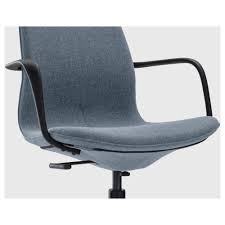 Ikea Langfjall Gunnared Blue Black Conference Chair With Armrests Products In 2019 Conference Chairs Ergonomic Chair Chair