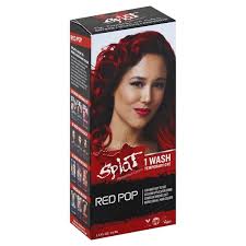 Rinse it out and wash your hair. Splat Hair Color Temporary Red Pop Oz Instacart