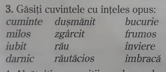 Afirmativ#negativ, dragoste#ura, a iesi#a intra, departe# aproape, tot#nimic. Cuvinte Cu Inteles Opus