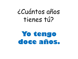 Bildresultat för cuántos años tienes tú