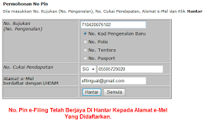 Golongan m40 juga layak memohon bpn. Https Ez Hasil Gov My Pki Panduan Permohonan No Pin Melalui E Mel V1 6 Pdf