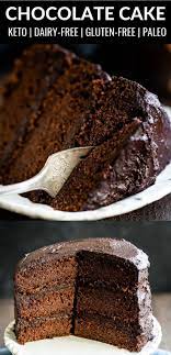 This Easy To Make And Absolutely Delicious Dairy Free Keto Chocolate Cake Is Sugar Free Grain Free And Ab Dairy Free Frosting No Dairy Recipes Dairy Free Cake