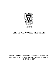 © © all rights reserved. Https Policehumanrightsresources Org Content Uploads 2016 03 Criminal Procedure Code Tuvalu 1963 Pdf X96812