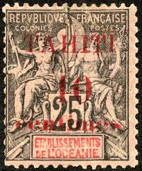 Tahiti Postage Stamp Collecting Old Stamps Post Stamp