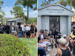 XXXTentacion Fans Flood to Gravesite on 1-Year Anniversary of His Death