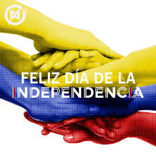 ¡feliz 28 de julio a. Dia De La Independencia En Colombia Independencia De Colombia Higiene De Columna Dia De La Independencia