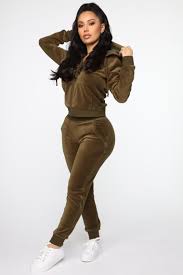 The Original Trendsetter Velour Set Olive Activewear Fashion Fashion Nova Outfits Skinny Jeans Medium