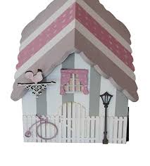 Ver más ideas sobre cajas para tazas, tazas, cajas. Caja En Forma De Casa De Madera Y Hecha A Mano Ana Y Arte