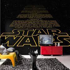 Fine Decor Komar Star Wars Intro Wall Mural Fd8 487 Star Wars Bedroom Star Wars Furniture Star Wars Room