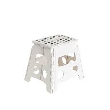 When set up, this step stool is solid as a rock. Folding Step Stool Medium