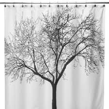 Birch Tree Shower Curtain Bed Bath And Beyond We Re Registered From This Shower Curtain I Can T Wait To See It With The Etsy Black Bird With Images Tree Shower Curtains Vinyl Shower Curtains Fabric Shower Curtains
