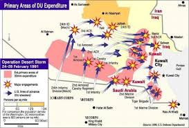Du ammunition can cause serious radioactive contamination and is no less atrocious than nuclear weapons. Depleted Uranium Threat From Gulf War Kuwait Ejatlas
