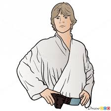How To Draw Luke Skywalker Star Wars How To Draw Drawing Ideas Draw Something Drawing Tutorials Portal Star Wars Luke Skywalker Star Wars Luke Skywalker