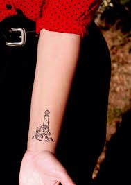 The lighthouse was created years ago and it served one general purpose: Lighthouse Tattoo Tattoos Small Tattoos Tiny Tattoos