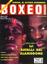 Julio Cesar Chavez Autographed Boxing Illustrated Magazine Cover PSA/DNA  #S48503