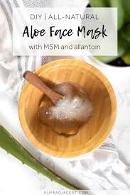 The instruction is attached to the mask upon receipt. Diy Aloe Vera Face Mask For Glowing Skin A Life Adjacent