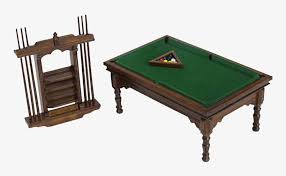 By placing the floor above the pool table, you can also play ping pong. 1 Inch Scale Miniature Pool Table Dollhouse Miniature Antique Pool Table Set Transparent Png 1024x1024 Free Download On Nicepng