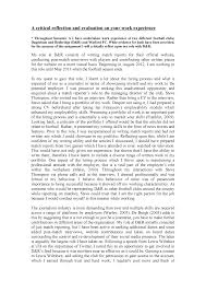 Initial thought process when i was first introduced to the course, i thought to myself how complex it could be?. Critical Reflection On Work Experience 1st Class Essay Critical Reflection Studocu
