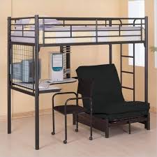 Chelsea home loft bed with desk top. 25 Bunk Beds With Desks Made Me Rethink Bunk Bed Design Home Stratosphere