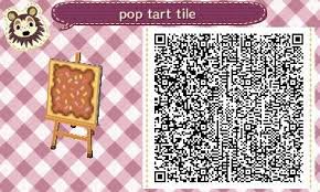 Pop Tart Tile Qr Animal Crossing Qr Animal Crossing Qr Codes Animal Crossing