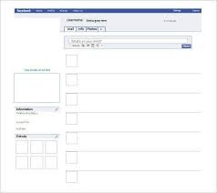 Blank Facebook Page Template Word Doc Download Ptnahgsm