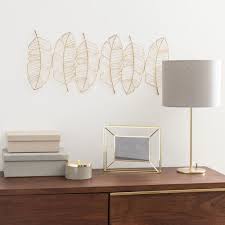 Deco Murale Plumes En Metal Dore 72x29 Maisons Du Monde Dekor Ev Dekorasyonu Oda Dekorasyonu