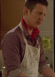 WornOnTV: Nolan's meat cuts print apron
