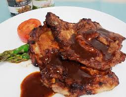 Grind the pepper on the largest setting. Grilled Chicken Steak And Pork Chop With Black Pepper Sauce Usa