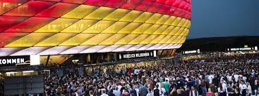 The allianz arena is a football stadium in munich, bavaria, germany with a 75,000 seating capacity. Fussball Arena Munchen The German Stadium For The Euro 2020