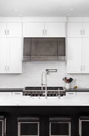 Black White Kitchen With Marble Island Simple And Totally Gorgeous Blackandwhiteinterior C Kitchen Design Open Luxury Kitchen Design Contemporary Kitchen