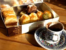 Turkish Coffee Baklava Perfect Combination