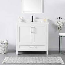 This furniture is typically found in a larger bathroom, which can be the master or the guest bathroom. Ove Decors Lourdes 30 Bath Vanity Costco