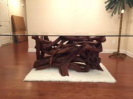 The best way to get your table flat is a good planer. Driftwood Coffee Tables Driftwood Furniture At Its Finest