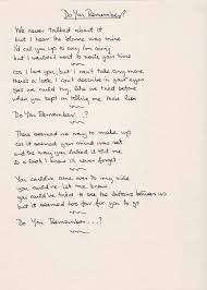 Phil Collins Handwritten Lyrics For Do You Remember From But Seriously Album Cover Art Genesis Album Cover Art Phil Collins Lyrics Phil Collins