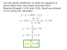 Intercept Form Of The Equation Of A Line Is Intercept Form Of The Equation Of A Line Still R Slope Intercept Form Point Slope Form Slope Intercept