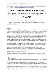 Our costa rican blend is silky smooth. Pdf Product Carbon Footprint And Energy Analysis Of Alternative Coffee Products In Japan