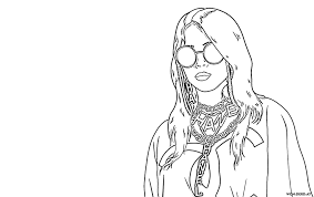 Ausmalbilder Billie Eilish Kostenlos Herunterladen Oder Ausdrucken