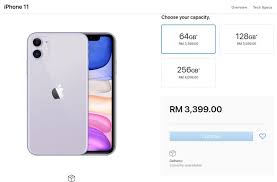 The apple iphone 11 features a 6.1 display, 12 + 12mp back camera, 12mp front camera, and a 3110mah battery capacity. Malaysia Lebih Dihargai Iphone 11 Tiba Dalam Masa 2 Minggu Dan Harga Diturunkan Soyacincau Com