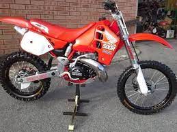 1989 Honda Cr500 Honda Dirt Bike Honda Bikes Dirtbikes