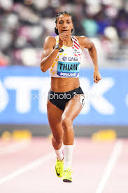 Born in namur, wallonia, belgium to a senegalese father and a belgian mother, thiam is a resident of liege, wallonia. Nafissatou Thiam Belgium Heptathlon 200m World Athletics Doha 2019 Images Athletics Posters