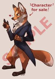 Read more on this here. Open Auction For A Fox Oc See Comment Furry